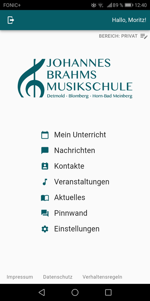 Johannes-Brahms-Musikschule - Presse